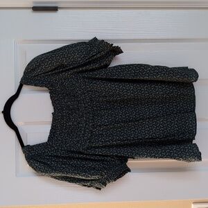 Doen Francis top dark green XL EUC